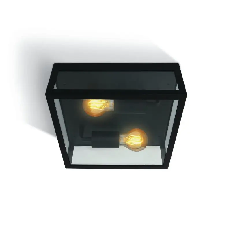 Lage Prijs ONE Light Romantic Outdoor - buiten plafondverlichting - 28 x 28 x 10 cm - IP43 - zwart