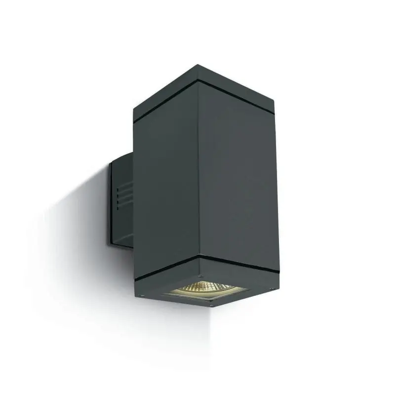 ONE Light PAR30 Outdoor Cubes - buiten wandverlichting - 10,8 x 10,8 cm - IP54 - antraciet Veilige Betaling