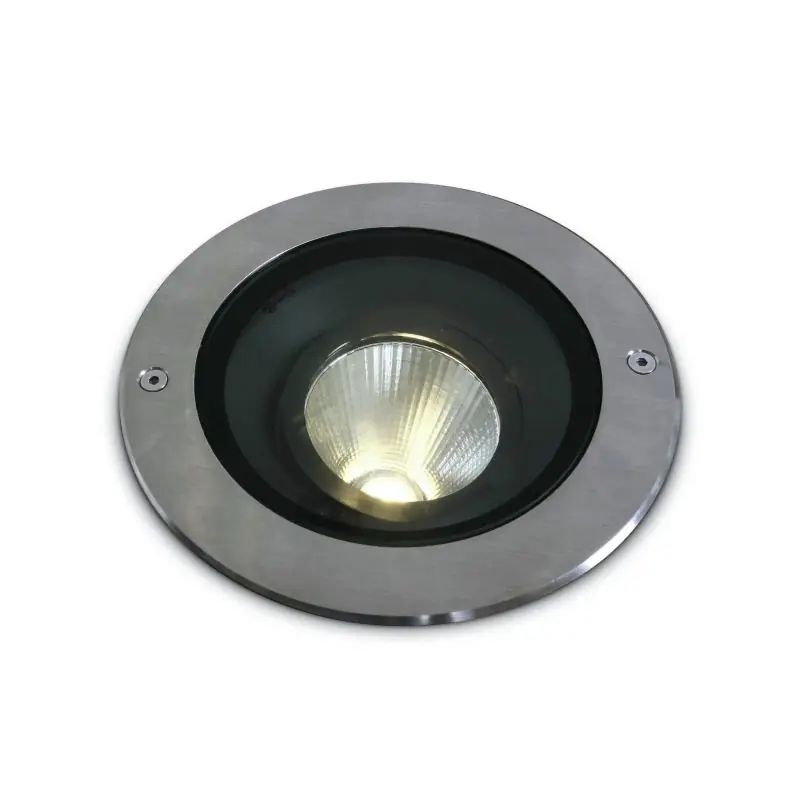 ONE Light COB Inground Adjustable Range - grondspot voor buiten - Ø 185 mm, Ø 230 mm inbouwmaat - 15W dimbare LED incl. - IP67 - roestvrij staal Tijdelijk Beschikbaar