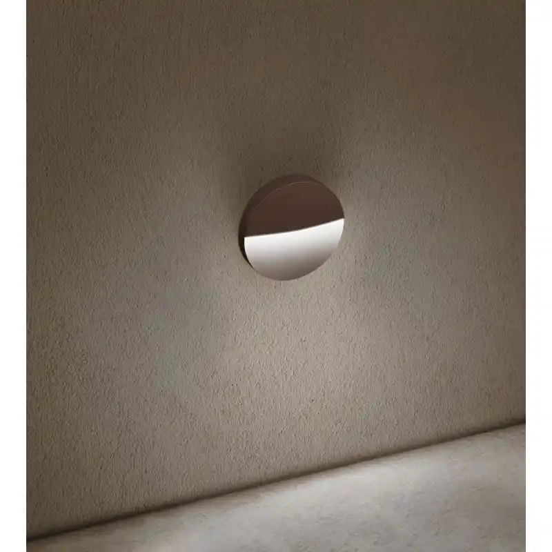 Century Italia Paseo - buiten wandverlichting - Ø 11 x 2,5 cm - 4W LED incl. - IP54 - bruin Alleen Vandaag