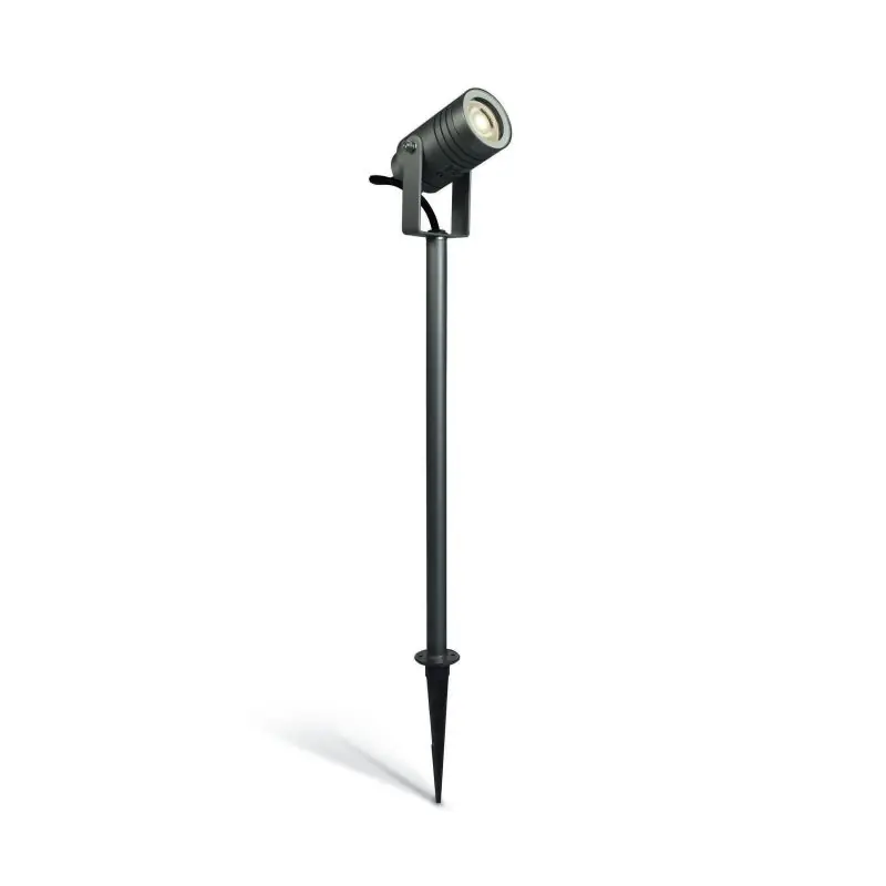 Direct Verzonden ONE Light GU10 Garden - grondspot op piek - Ø 13,2 x 70 cm - IP65 - antraciet