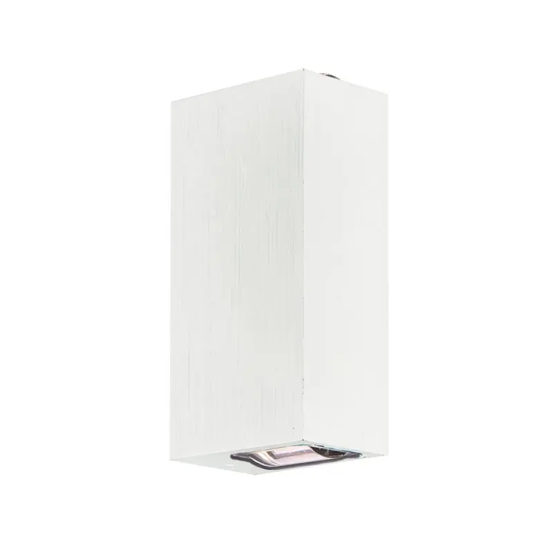 VK Lighting Spathi - buiten wandverlichting - 4 x 7 x 12 cm - 6W LED incl. - IP54 - wit Hoge Kwaliteit