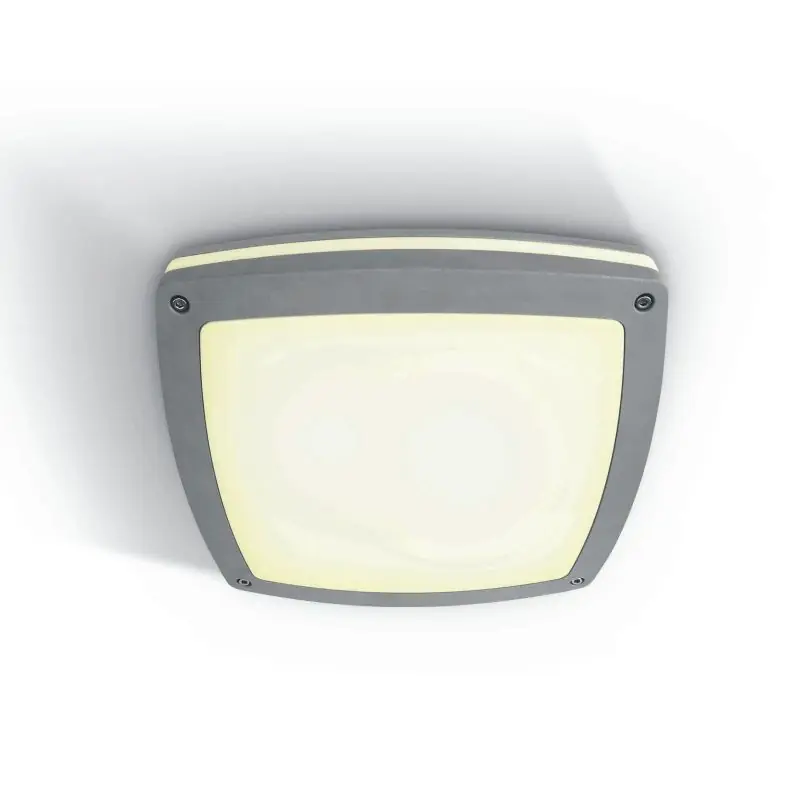 Origineel ONE Light Outdoor Plafo - buiten plafondverlichting - 30 x 30 x 9,5 cm - IP54 - grijs