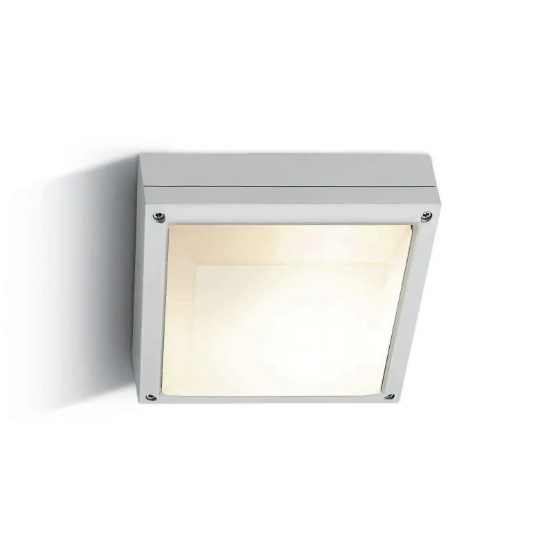 ONE Light Square E27 Outdoor - buiten plafond/wandverlichting - 21,6 x 21,6 x 7,8 cm - IP54 - wit Snelle Levering