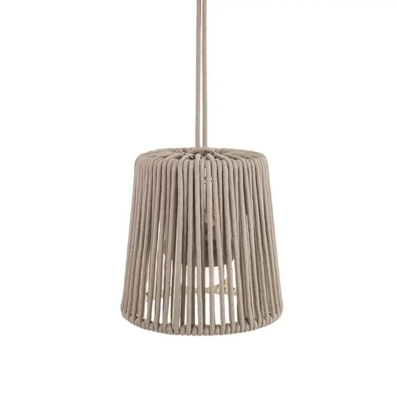 New Garden Conta Mini - hanglamp met oplaadbare lichtbron en afstandsbediening - Ø14,5 x 314,6 cm - 3W LED incl. - IP54 - taupe Betrouwbaar