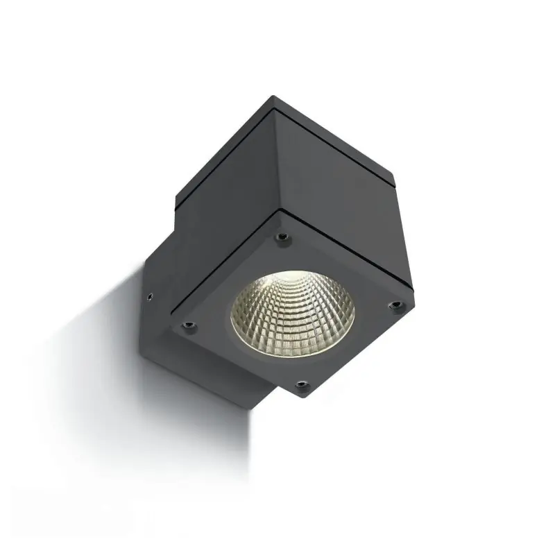 ONE Light Outdoor Wall Cylinders - buiten wandverlichting - 8 x 11,3 x 9,5 cm - 6W LED incl. - IP54 - antraciet Nieuw Model