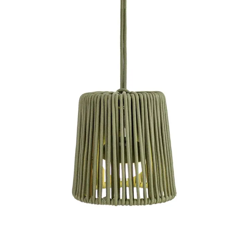 Uitverkoop New Garden Conta Mini - hanglamp met oplaadbare lichtbron en afstandsbediening - Ø14,5 x 314,6 cm - 3W LED incl. - IP54 - groen