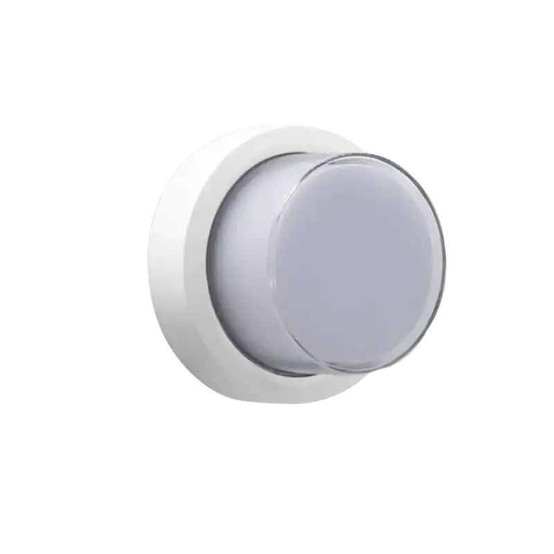 Century Italia Pura - wand/plafondlamp - Ø 17 x 10 cm - 10W LED incl. - IP65 - wit Finale Uitverkoop
