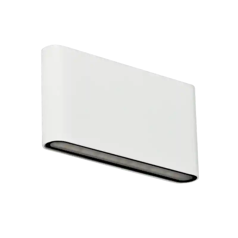 Veilige Betaling Century Italia Forma - buiten wandverlichting - 17,5 x 2,9 x 9 cm - 12W LED incl. - instelbare lichtkleur - IP54 - wit