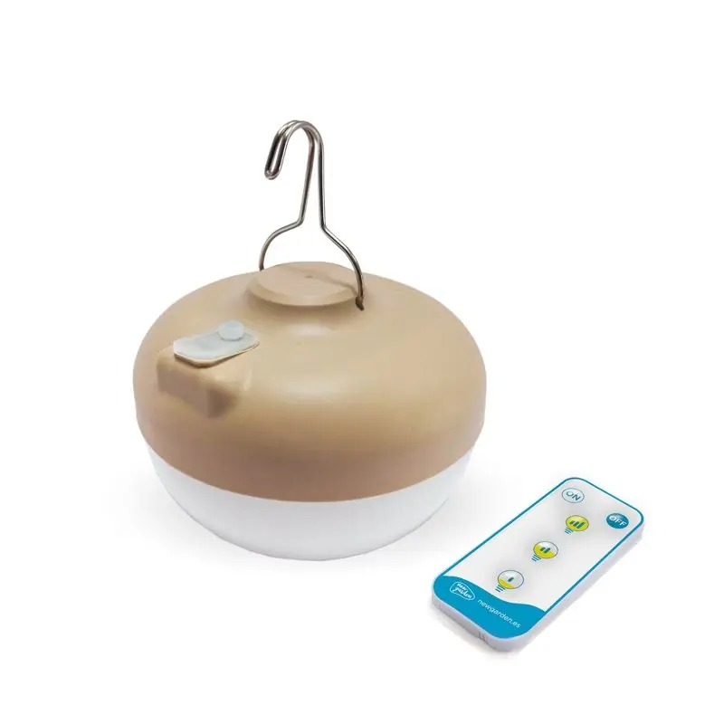 Hete Deal New Garden Cherry - draagbare oplaadbare lichtbron met afstandsbediening - Ø 11 x 9 cm - 8,5W LED incl. - IP54 - beige - 3000K