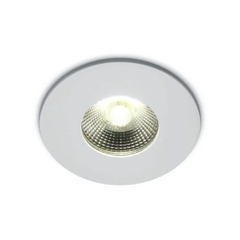 ONE Light Fire Rated Range - inbouwspot - Ø 83 mm, Ø 68 mm inbouwmaat - 6W LED incl. - IP65 - wit Nieuw