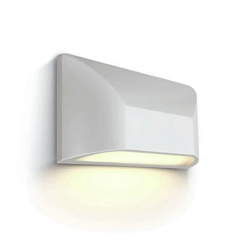 Luxe ONE Light Down Illumination - buiten wandverlichting - 22 x 5,3 x 11,3 cm - 6W LED incl. - IP65 - wit