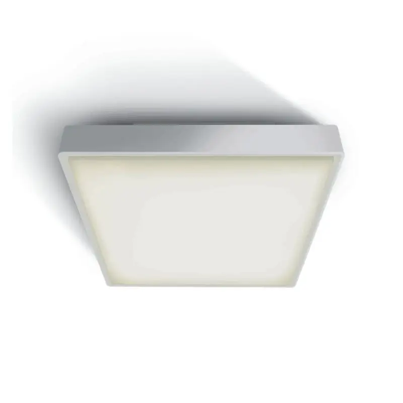 Speciale Aanbieding ONE Light E27 Plafo Outdoor Square - buiten plafondverlichting - 29,5 x 29,5 x 10,5 cm - IP65 - wit