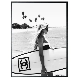 Favoriet Art Print Chanel Surfing FA-20