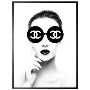 Veilige Betaling Art Print Chanel Zonnebril FA-81