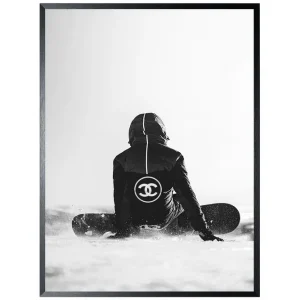 Direct Verzonden Art Print Snowboarding FA-105