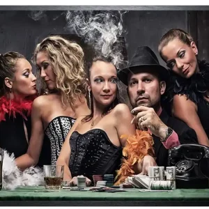 Lage Prijs Art Print Pokerface POKER-074