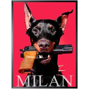 Art Print Dog Pistol FA-217 Koopje