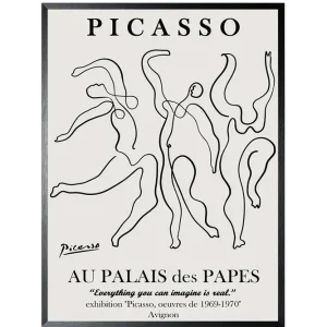 Art Print Dansende Picasso FA-180 Snelle Levering