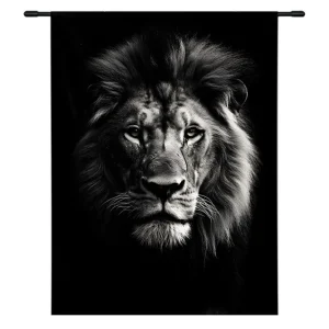 Geld-Terug-Garantie Wandkleed Mighty Lion