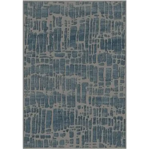 Vloerkleed 1018 Grey Navy Graphix | Brinker Voordeelprijs