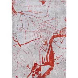 Betrouwbaar Vloerkleed Orange Cut 9323 Cities | Louis de Poortere