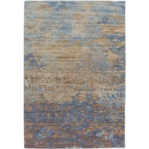 Vloerkleed 600 Blauw Beige Blaze Modern