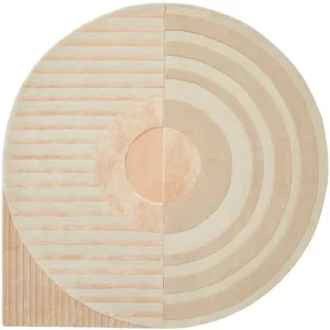 Vloerkleed White Beige Fano Girare | Brinker Gecertificeerd
