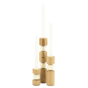 Aanbieding Kandelarenset Beige 250339 Belloa