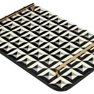 Dienblad Black White TR-0025 Birte Korting