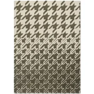Lage Kosten Vloerkleed Grey 162804 Houndstooth