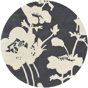 Modern Vloerkleed Charcoal 039604 Floral 300