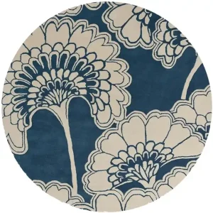 Vloerkleed Midnight 039708 Japanese Floral Trendy