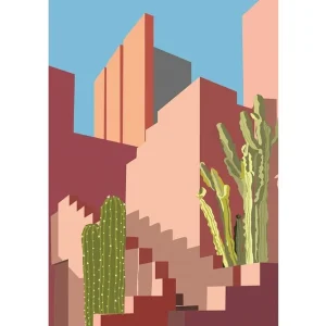 Wandkleed Botanical Stairs In De Mode