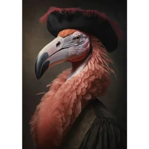 Aanbieding Wandkleed Flamingo