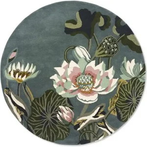Vloerkleed Midnight Pond 038608 Waterlily | Wedgwood Home Betaalbaar