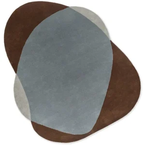 Vloerkleed Chad Brown-Blue 87705 Element | Brink & Campman Lage Kosten