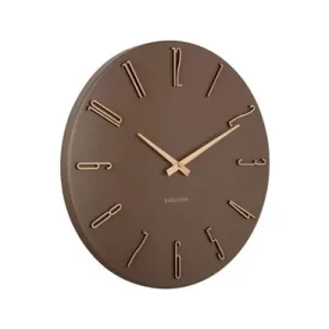 Fabrieksprijs Karlsson Wandklok Esmerado - Medium - Mocca Bruin - Ø40cm
