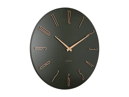 Meest Verkocht Karlsson Wandklok Esmerado - Large - Luxe Groen - Ø60cm