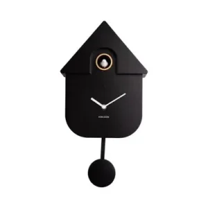 Modern Karlsson Koekoeksklok Modern Cuckoo - Zwart - 41x21,5x8,5cm