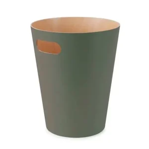 Lage Kosten Umbra Papierbak Woodrow - 7,5 Liter - Spruce ( Groen ) - Ø23x28cm