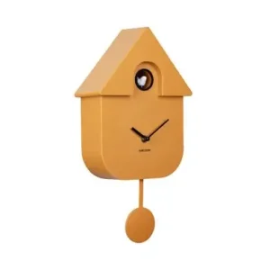 Nu Kopen Karlsson Koekoeksklok Modern Cuckoo - Ochre Yellow - Oker Geel - 41x21,5x8,5cm