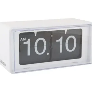 Alleen Vandaag Karlsson Flip Klok Retro Boxed Flip - Wandklok - Wit - 20x10x10cm