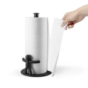 Fabrieksprijs Umbra Keukenrolhouder Buddy - Zwart - 19 x 18 x 34 cm