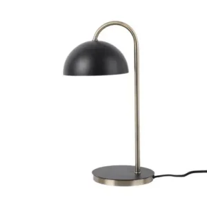 Goedkoop Leitmotiv Tafellamp Dome - Mat Zwart - 14x36,5cm