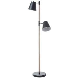 Limited Edition Leitmotiv Vloerlamp Rubi - Zwart - 18x18x150cm