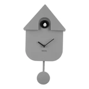 Lage Prijs Karlsson Koekoeksklok Modern Cuckoo - Muisgrijs - 41x21,5x8,5cm