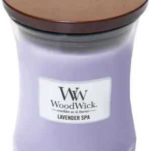Gereduceerde Prijs Woodwick Kaars Lavender Spa Medium