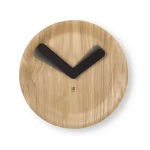 Betrouwbaar Umbra wandklok Time Flow hout