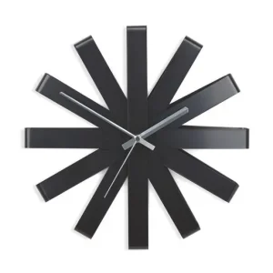 Umbra Wandklok Ribbon - Zwart Actieprijs
